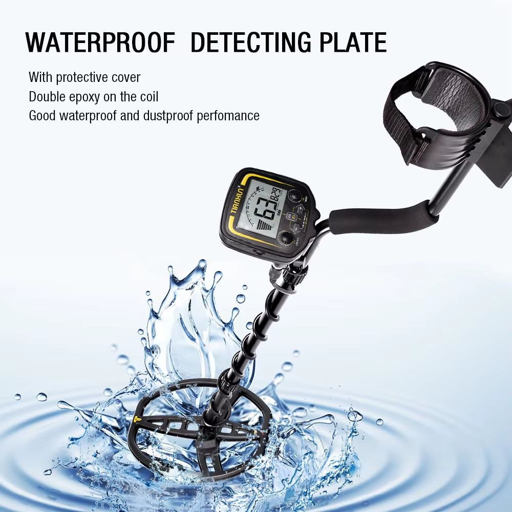 TX-850 Metal Detector for Adults, Professional Treasure Hunter with 11'' Waterproof Coil, Gold Coin Jewelry Relic Finder