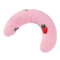 Warm Fluffy Pet Neck Pillow Comfortable U-Shaped Cushion for Cats Dogs Anxiety Relief and Deep Sleep