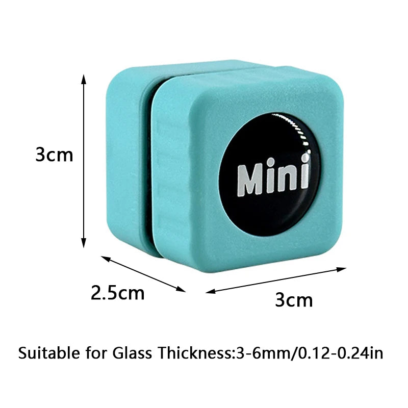 1PC Mini Aquarium Glass Cleaner Scratch-Resistant Glass Cleaner Magnetic Brush for Small Aquarium Glass and Acrylic Aquarium